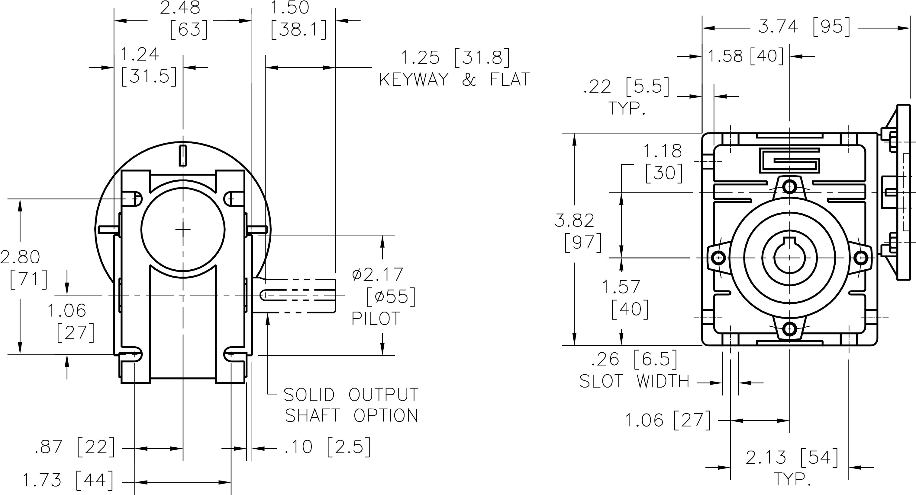 worm-gear-reducer-groschopp-motor-outline-30