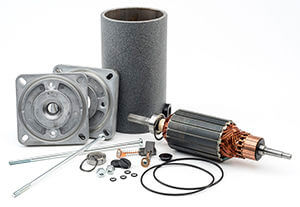 DC motor components