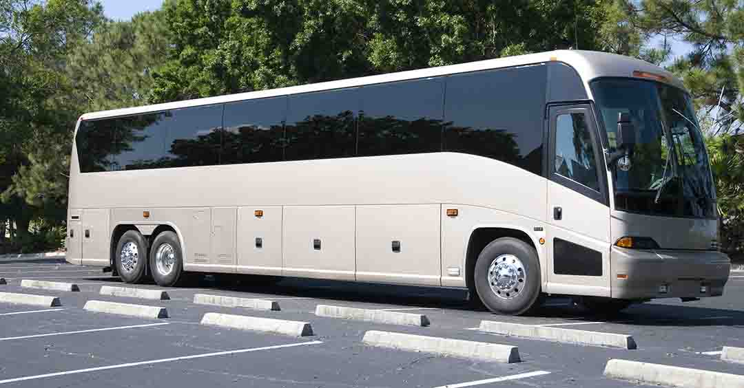 Bus used in public transit featuring a custom transmission shifter motor