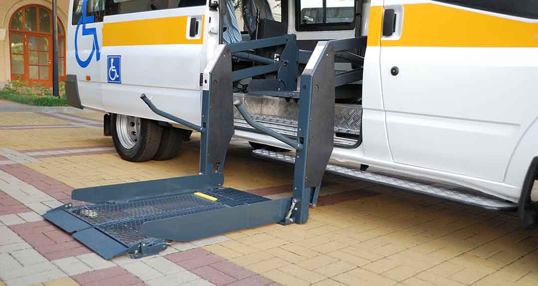 Portable vehicle ramp system powered by a permanent magnet DC gearmotor