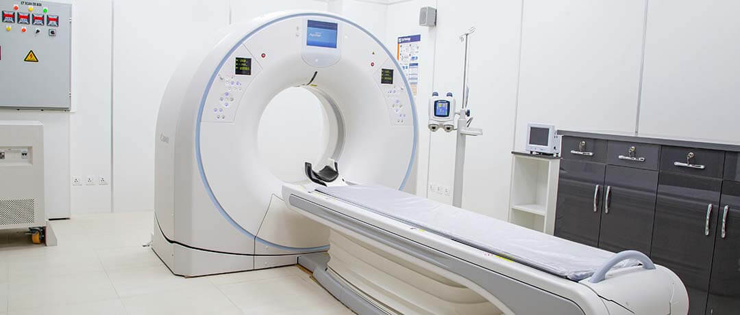 MRI machine used in medical imaging applications requiring specialized cooling pump motor